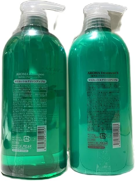 アロマシャンプープルメリア、マスカット&グリーンアップル2セット